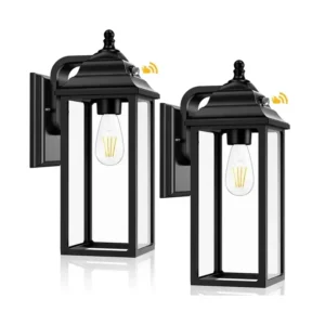 IP65Waterproof Outdoor Lighting Wall Lights-Set of 2Porch Lights Outdoor Wall Lights Decor for Outdoor House Garage Patio Lights