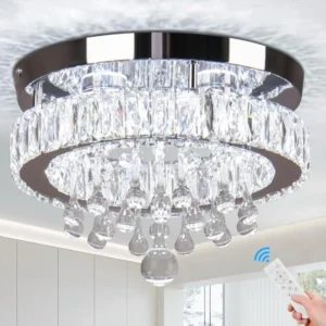 Modern Chandelier Light Fixtures Crystal Ceiling Light Fixtures Dimmable Crystal Chandeliers