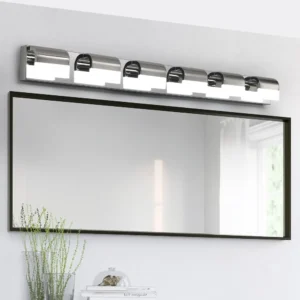 Modern Bathroom Vanity Lighting 4/5/6 Light LED Vanity Lights Over Mirror Bath Wall Lighting