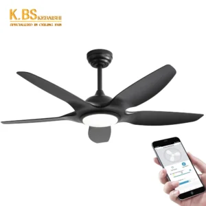 Modern 48-inch Ceiling fan with LED DC with remote control for indoor