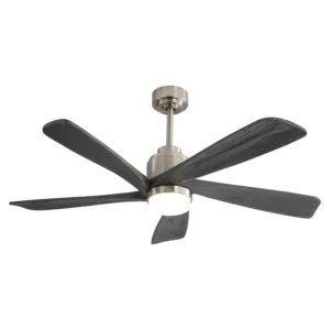 Modern Smart 52-inch DC Ceiling Fans With Remote Control 6-Speed High Wind With Light