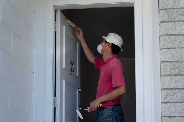 Front door painting service